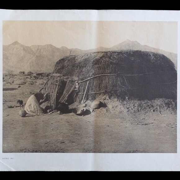 PIMA KI #98 Edward Sheriff Curtis Print - Picture 1 of 8